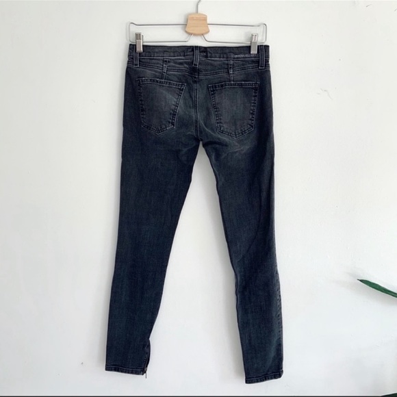 Current/Elliott Spade Ankle in Black Night Faded Black Jeans - Picture 2 of 15